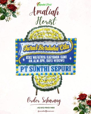 Papan Bunga Duka di Srimulyo