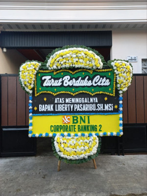 Papan Bunga Duka di Srimulyo