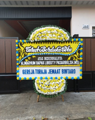 Papan Bunga Duka di Srimulyo