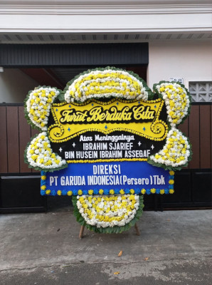 Papan Bunga Duka di Srimulyo